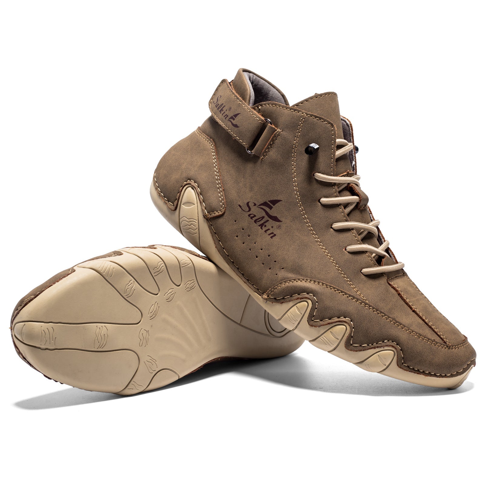 Men’s Octopus High-Top Lace-Up Ankle Boots