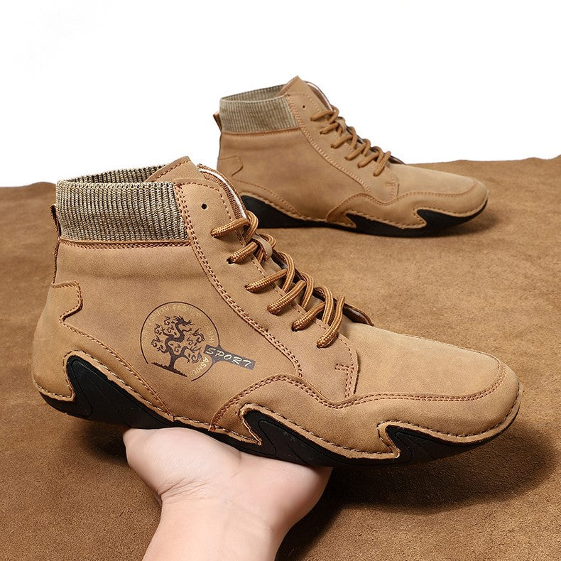 Men’s Best Selling High-Top Sock Lace-Up Chelsea Boots