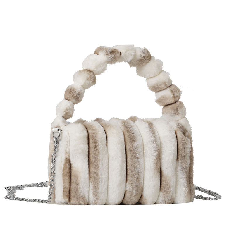 Women‘s Plush Tote & Crossbody Bag – Cloud-Like Soft Minimalist Purse for Everyday Chic