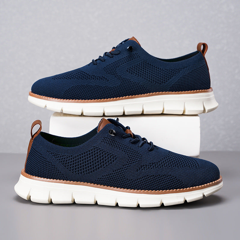 Men's AeroStitch Urban - Extended Fit Knit Mesh - Fashion Sneakers with Breathable Upper & Contrast Stitching