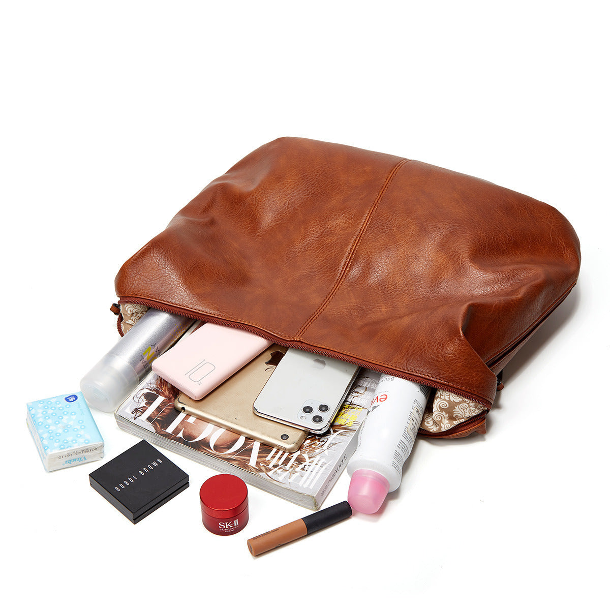 Ounamei Vegan Leather Hobo Shoulder Bag for Women | Large Capacity Purse with Matching Wallet & Card Holder | Shoulder & Crossbody Carry