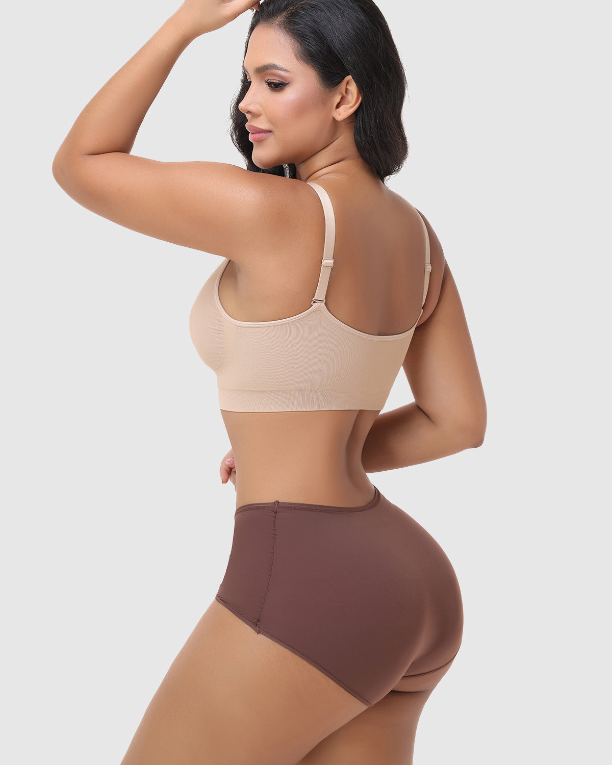 Front Zip Adjustable Strap Shaping Bra Wire Free Support Underwear