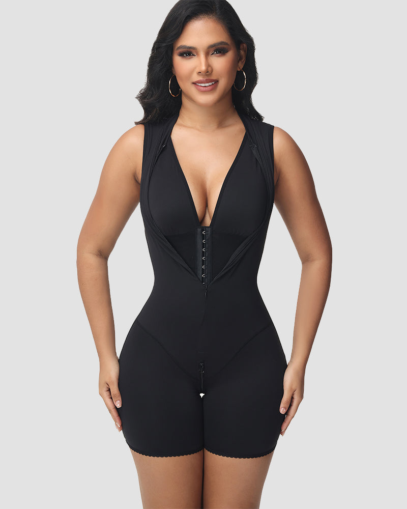 Shapshe® 2 in 1 Stand Collar Double Layer Joga Shapewear  - By Qivii