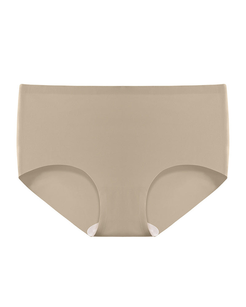 Seamless Mid-waist Stretch Antibacterial Skin-Friendly Underwear  - By Qivii