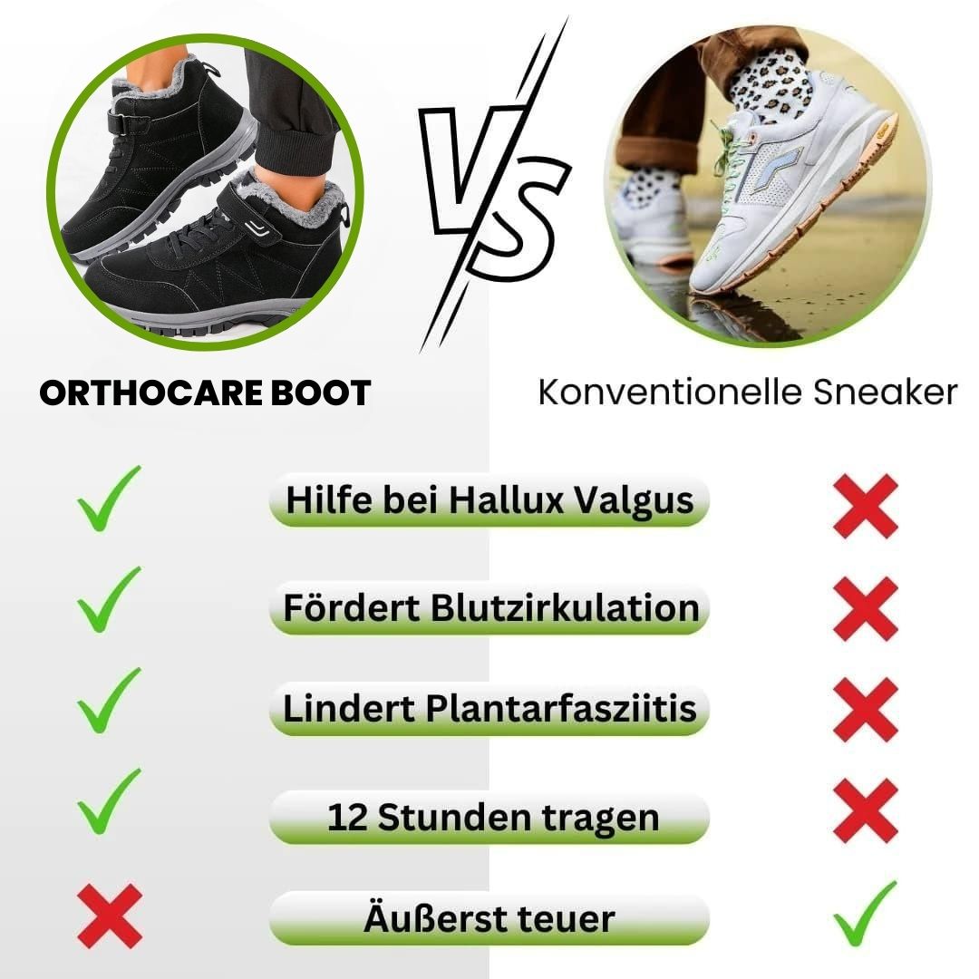 OrthoCare Boot - Ergonomischer & schmerzlindernden Komfortschuh  - By Qivii