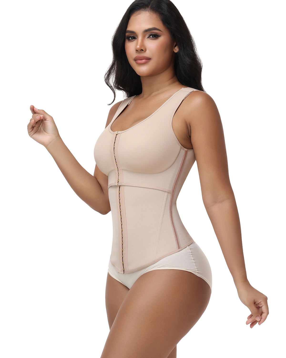 High Compression Corset Tank Top Built-in Bra Waist Trainer