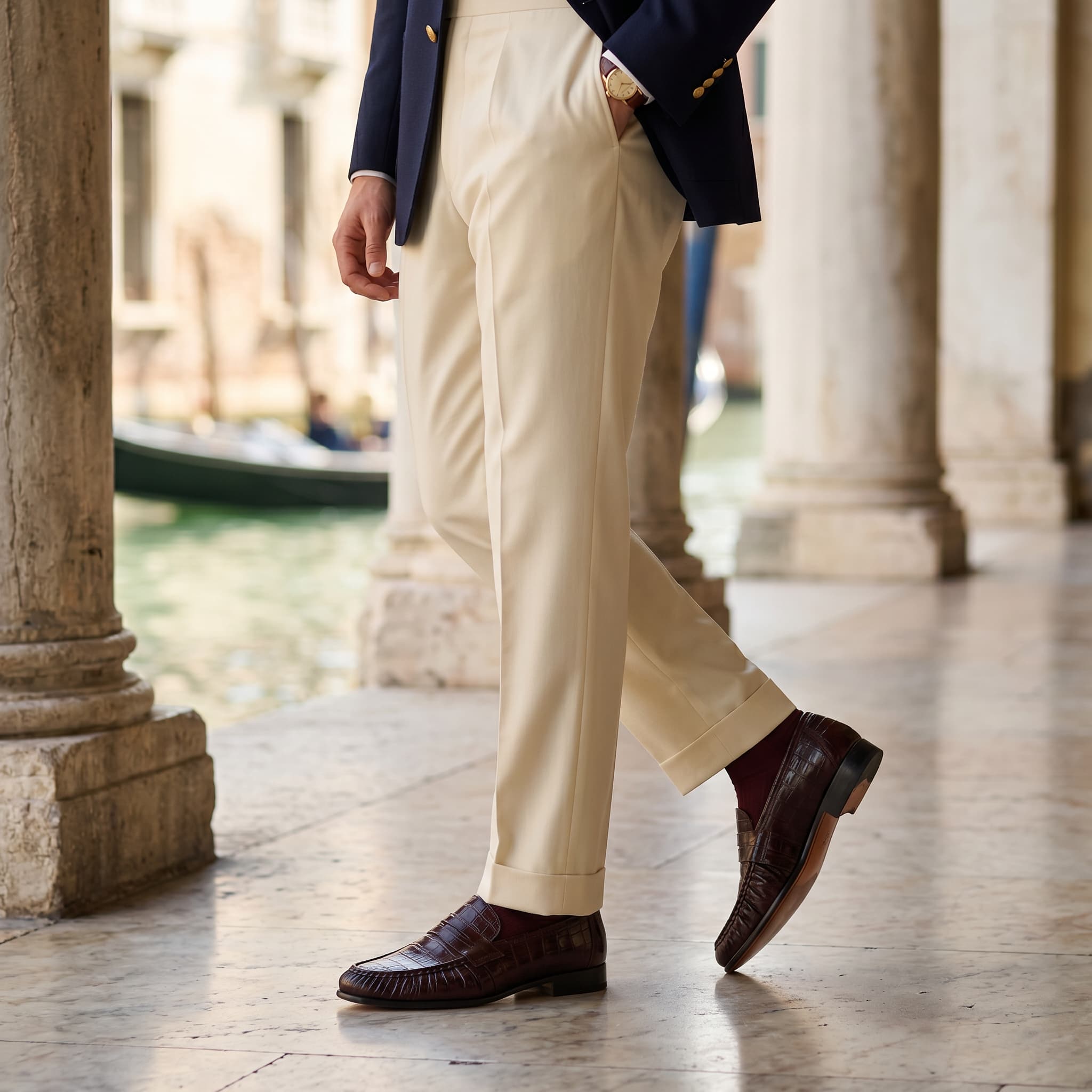 Grosvenor Eelskin Loafer