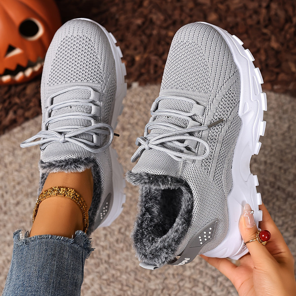 Women's Cozy-Tech Sneaker Snow Boots - Plush Lined, Warm & Lightweight (US 4-11)