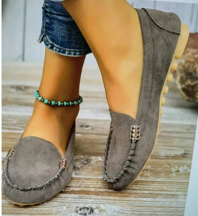 Women’s Plus Size Vegan CloudStep Loafers - Low-Heel Slip-On Driving Shoes for Casual Comfort