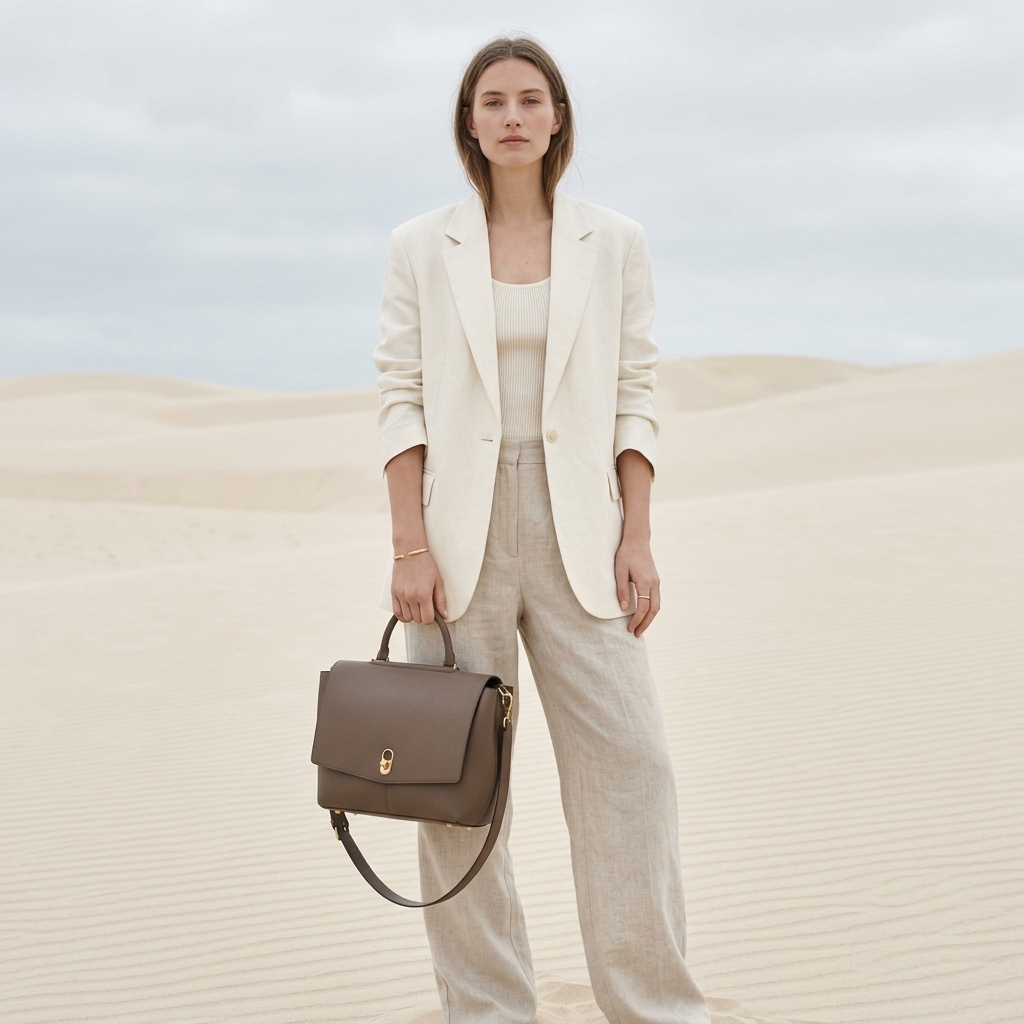 The Marlowe Top Handle in Pure Leather  - By Qivii