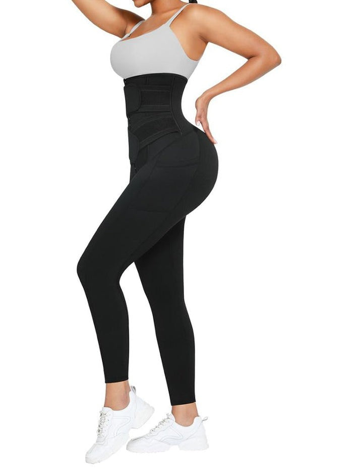 Butt Lifter Stretchy Tummy Control Leggings  - By Qivii