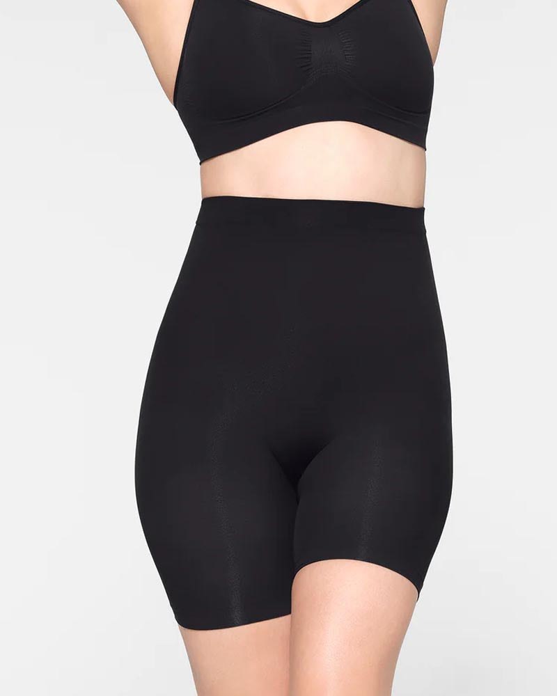 Shapshe® Seamless High Waist Tummy Tuck Shaping Shorts  - By Qivii