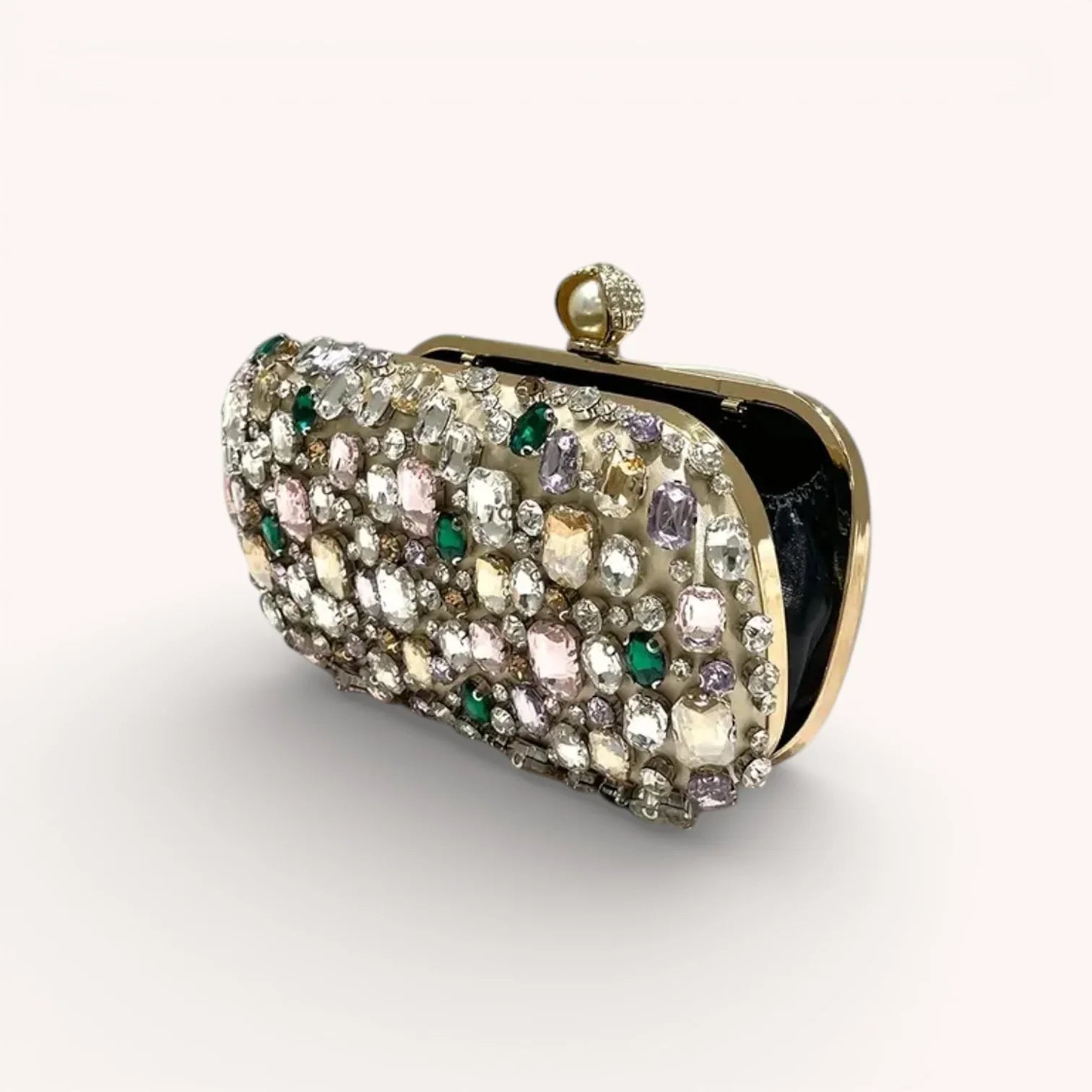 Mosaic Crystal Clutch  - By Qivii