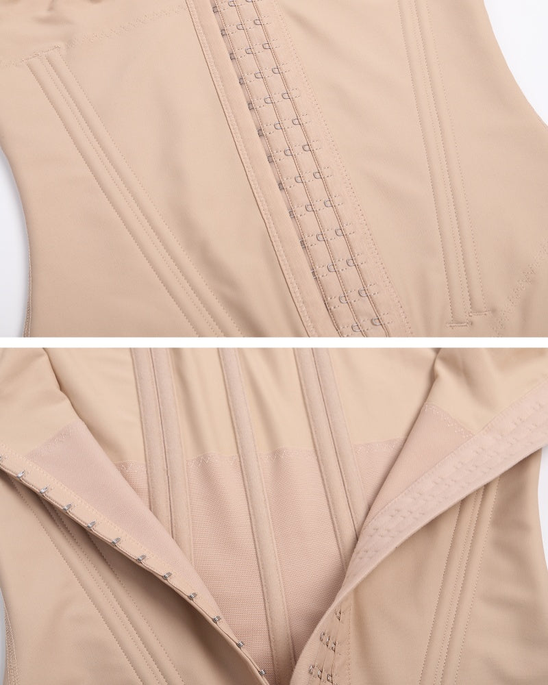 Shapshe® Fajas Colombianas Hooks Tummy Control Body Shaper  - By Qivii
