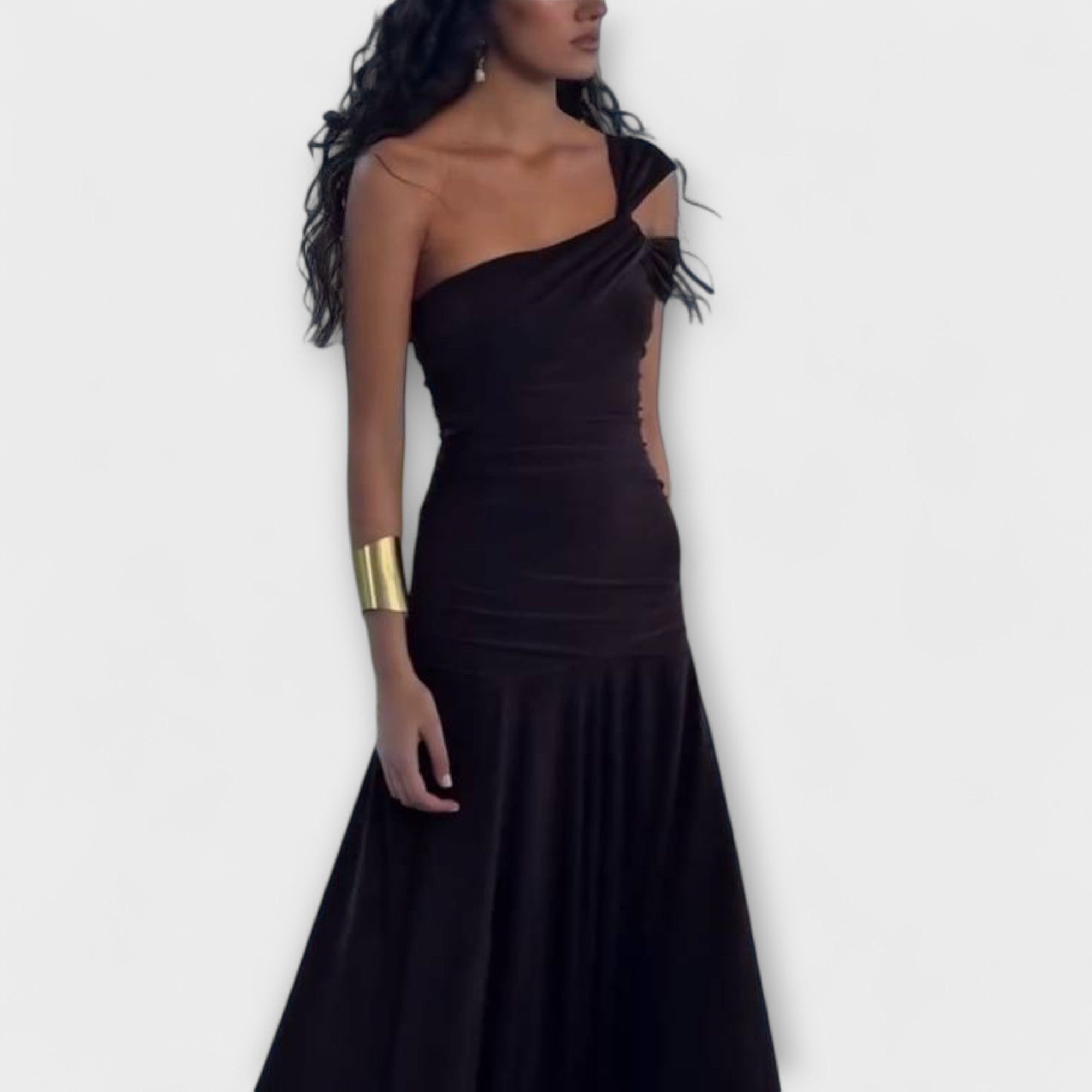 Margot - Maxi jurk met blote schouders  - By Qivii