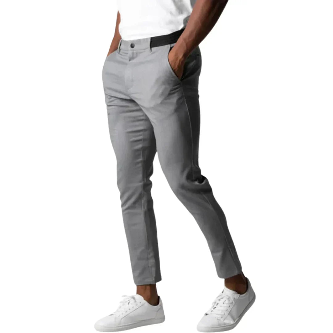 Elastische Chino Broek  - By Qivii