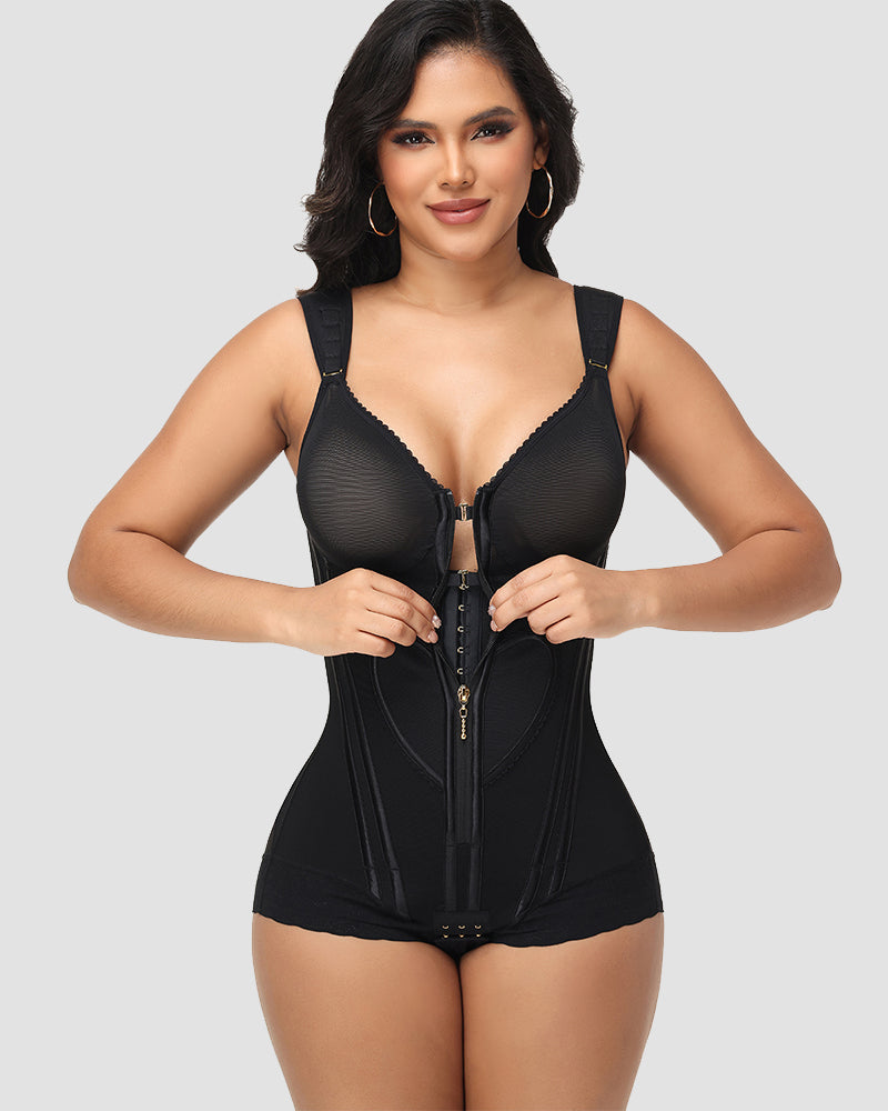 Shapshe® Fajas Colombianas Love Pattern Bodysuit Shapewear