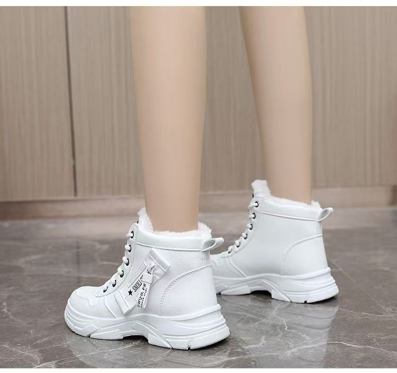 Women's Alpine Waterproof Winter Boots - Fleece-Lined Combat Snow Boots with Non-Slip Lug Sole (US 4-8.5)