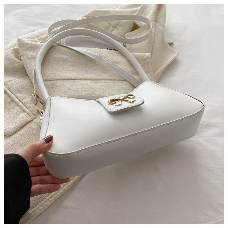 Women's Luna Cinema Baguette - Sculpted Bow Underarm Sling | Petite & Poetic