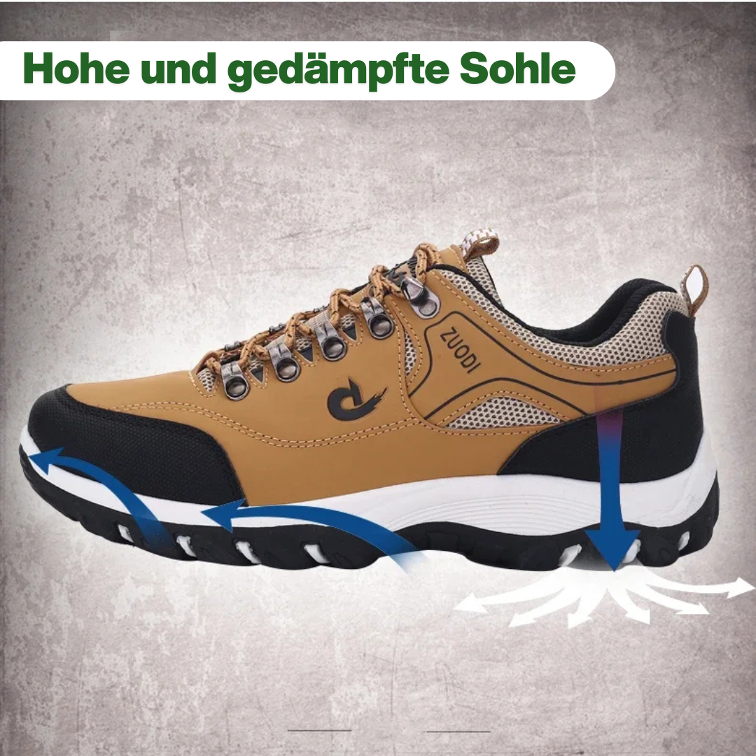 Mountainstep - Ergonomischer schmerzlindernder Wanderschuh  - By Qivii