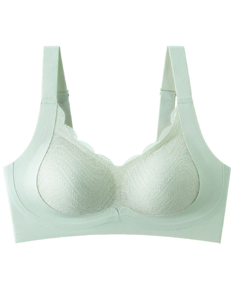 Women's Seamless Wireless Anti-sagging Minimizer Thin Adjustment Bra  - By Qivii