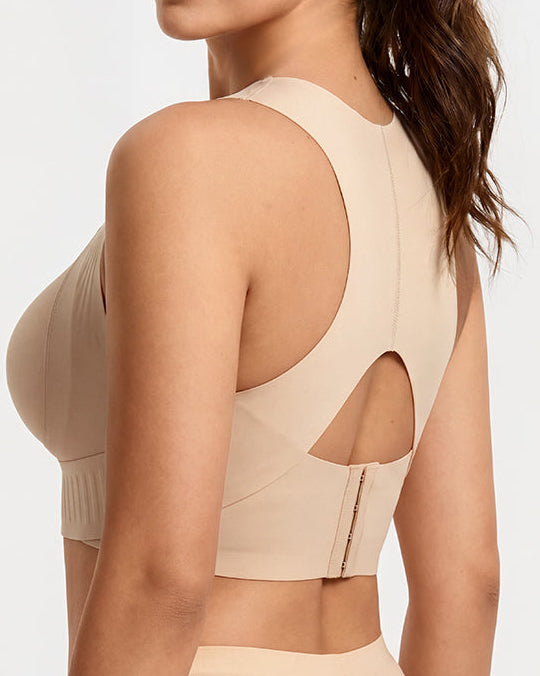Posture Support Wireless Deep V Shaping Bra