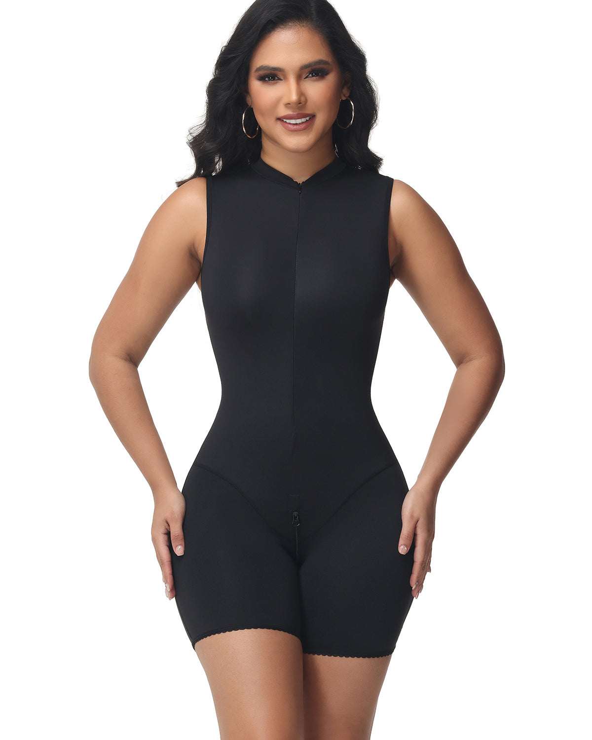 Shapshe® 2 in 1 Stand Collar Double Layer Joga Shapewear  - By Qivii