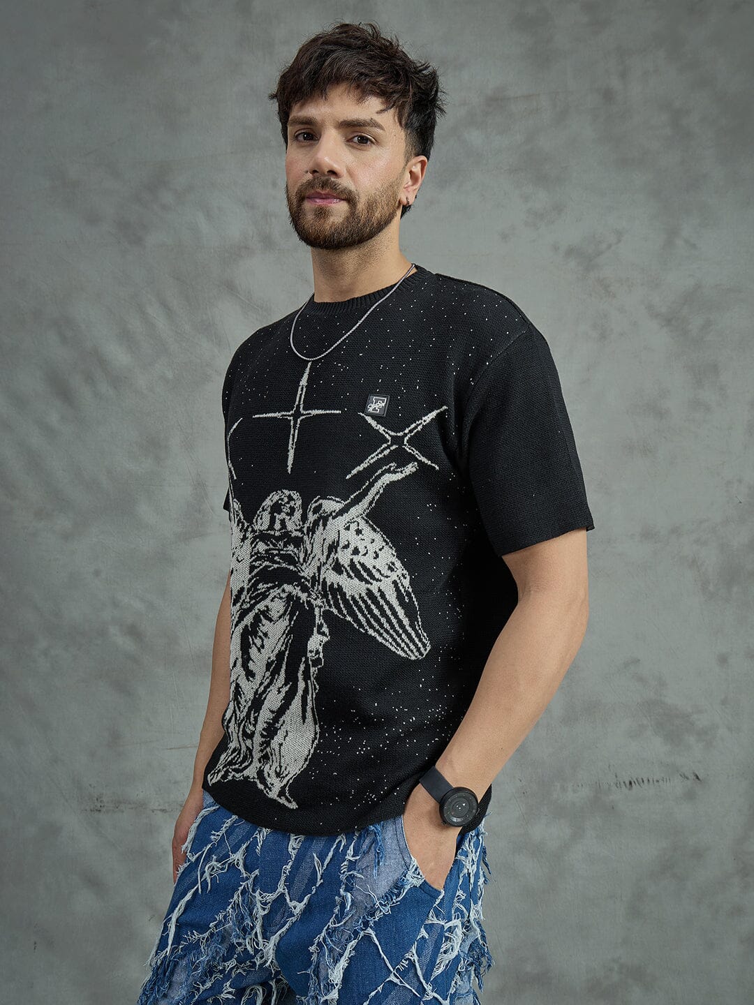 Black Fallen Angel T-Shirt