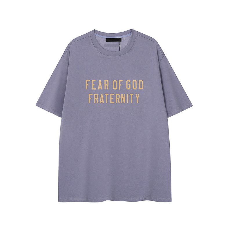 FW24 FRATERNITY T-Shirt / Shorts / Set - Purple  - By Qivii