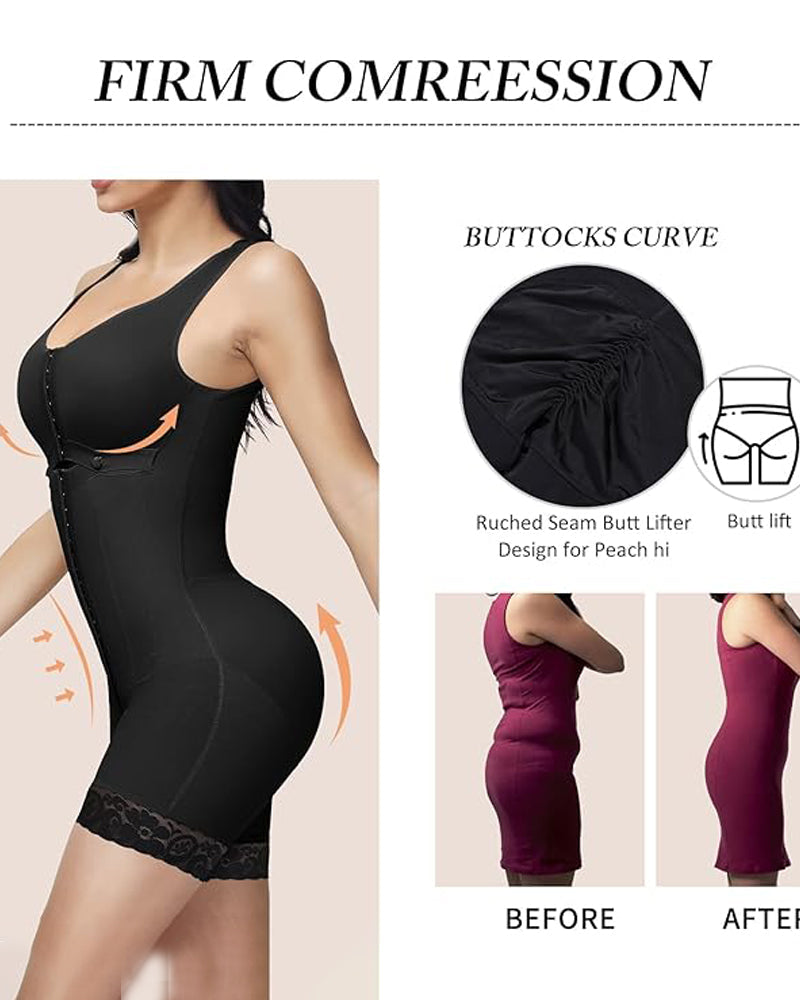 Shapshe® Compression Garment Short Shapewear For Women With Bra  - By Qivii