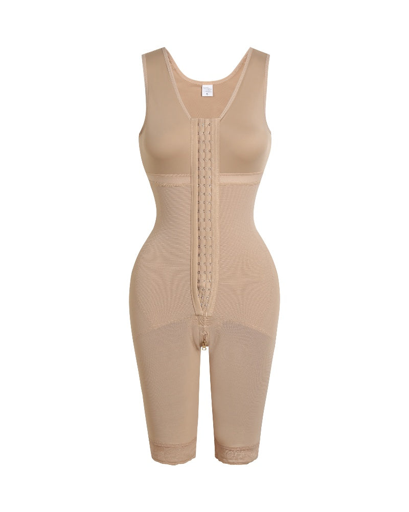 Adjustable Tummy Control Shapewear Fajas Colombianas with Bra  - By Qivii