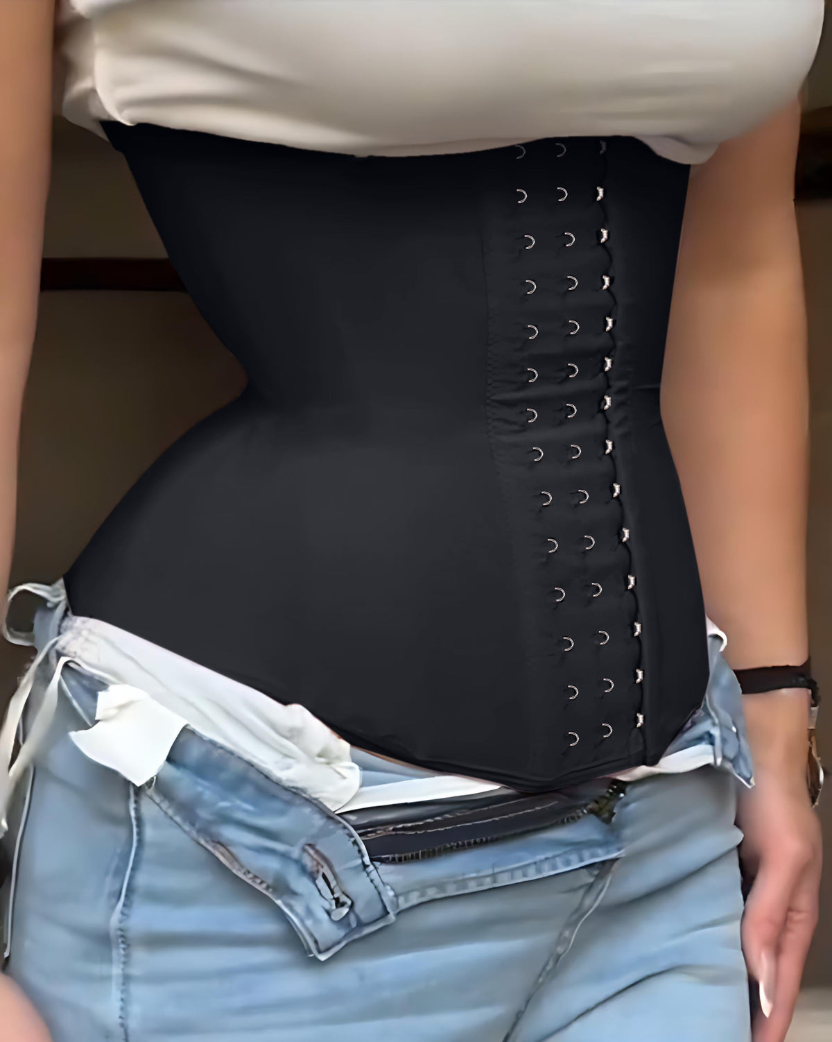Fajas Colombianas Steel Bone Abdominal Compression Waist Trainer