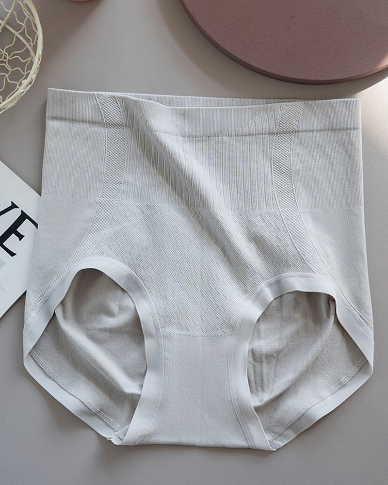 Women's Soft Stretch Butt Lift Briefs Seamless Pure Cotton Bottom Crotch Underwear  - By Qivii