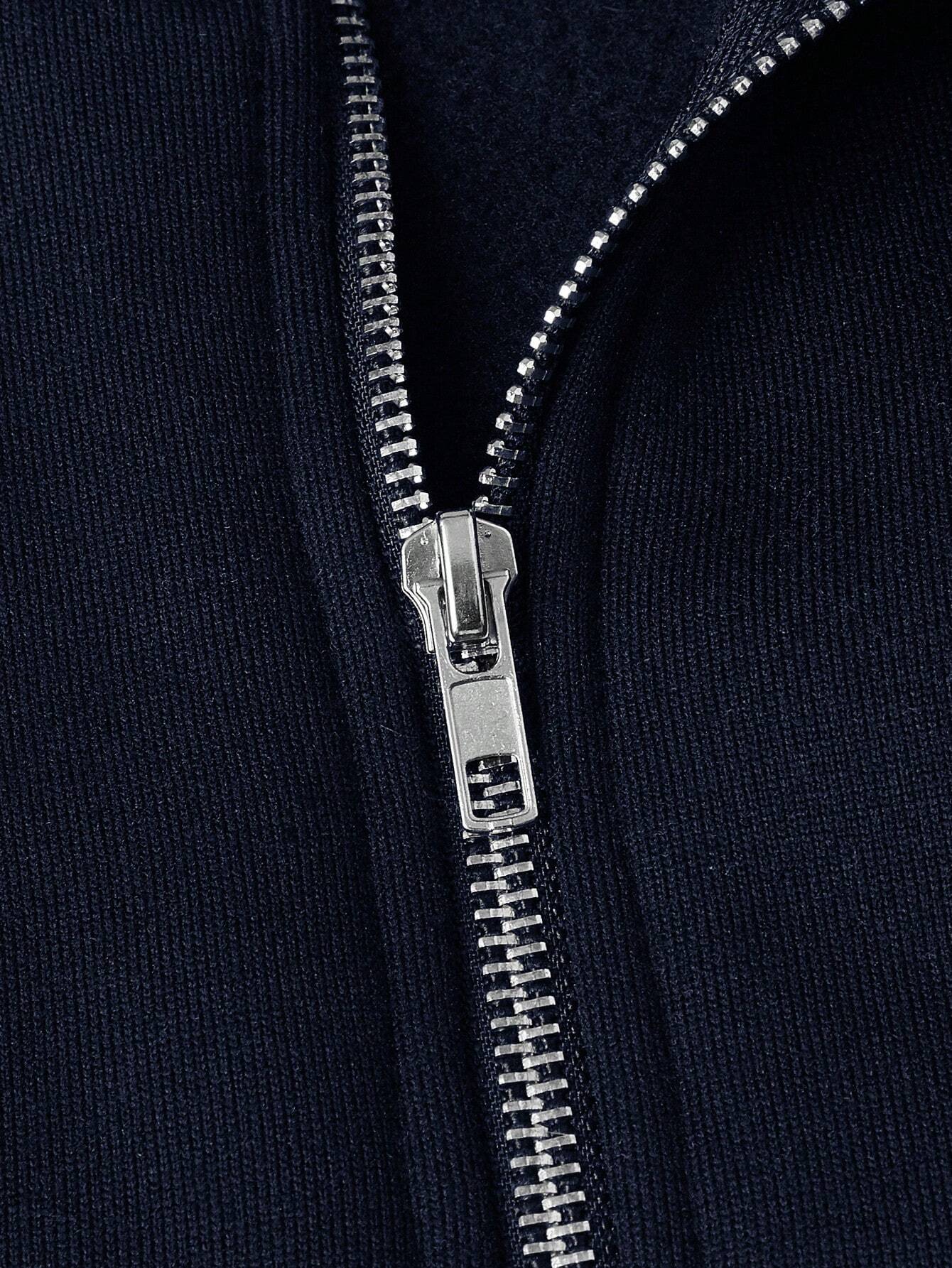 William™ - Casual Half-Zip Trui  - By Qivii