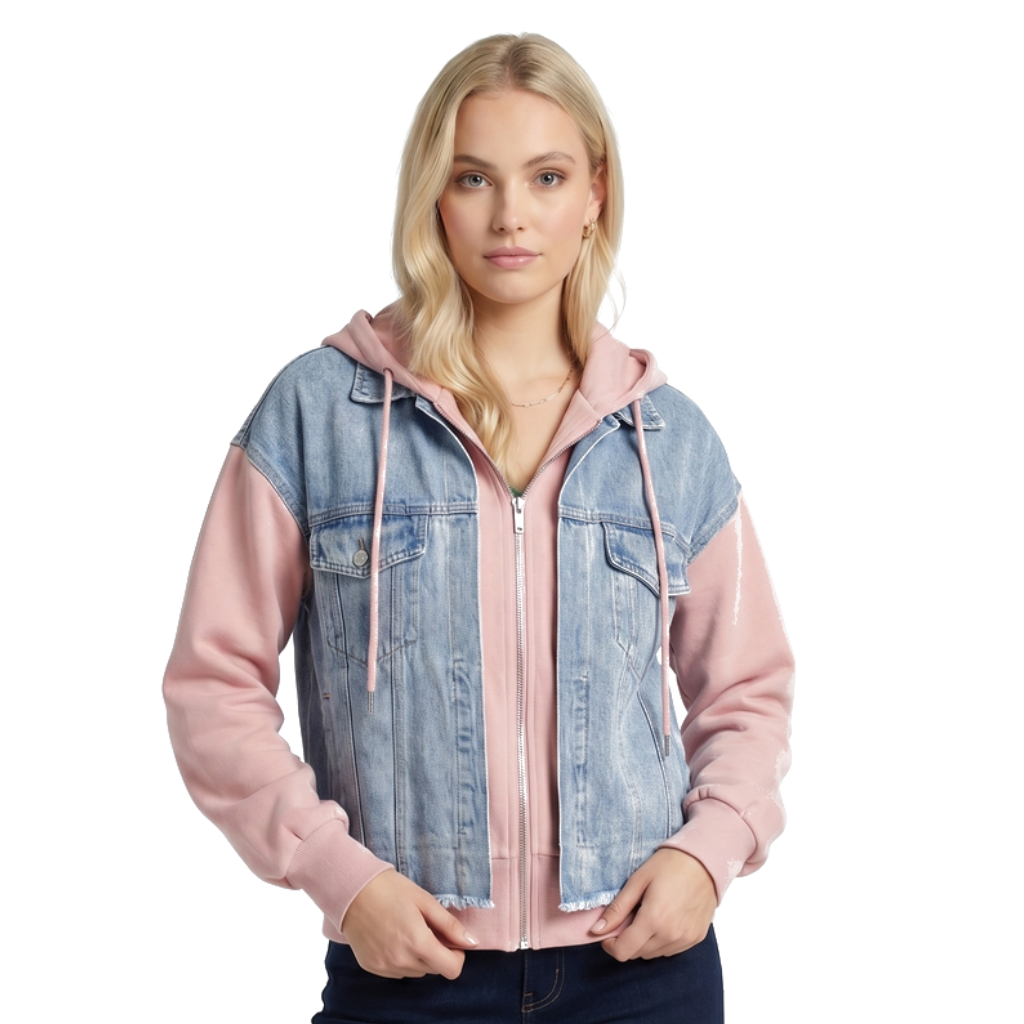 Sylvia Layered Denim Jacket