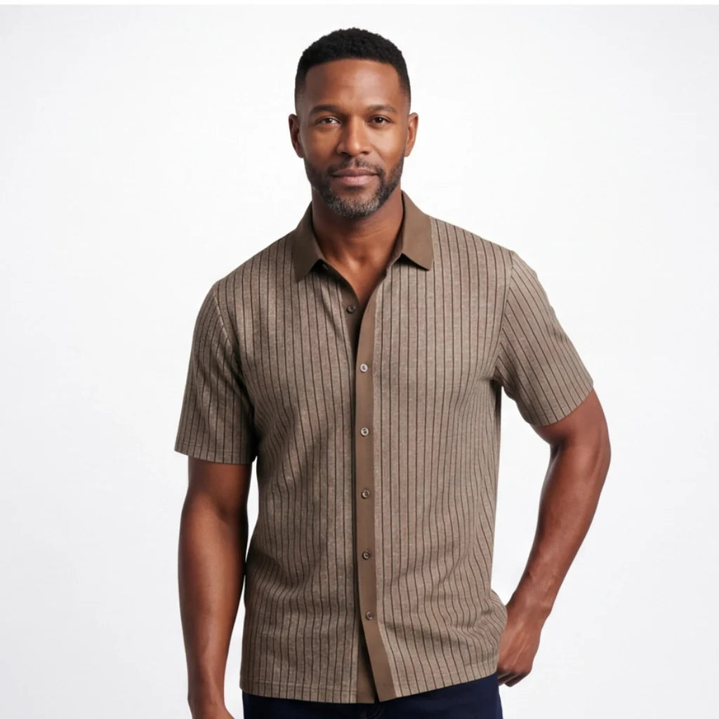 Andrew Striped Short Sleeve Shirt