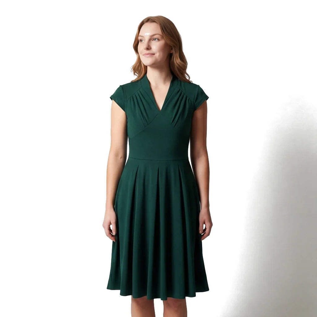 Elowen V-Neck Midi Dress