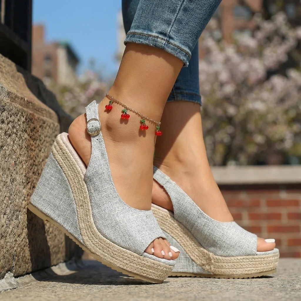 Rihanna Wedge Sandals