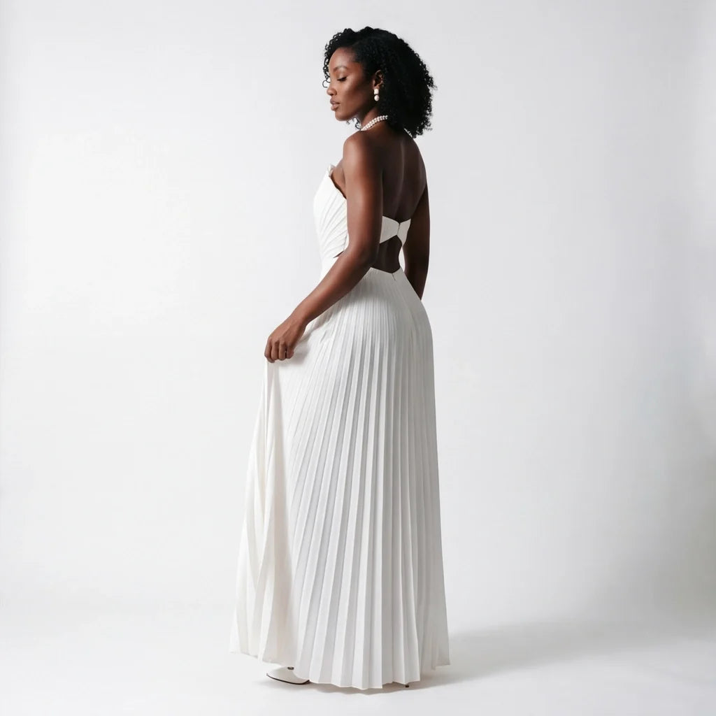 Sidney Pleated Maxi Dress