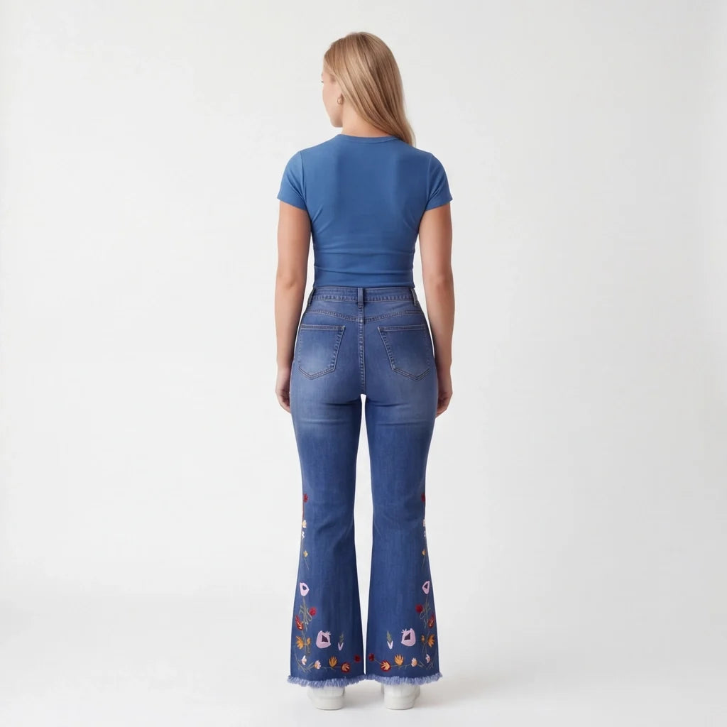 Jada | Womens High Waisted Flare Jeans