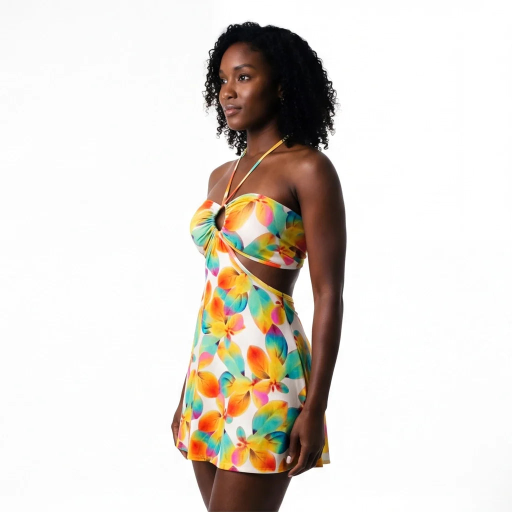 Eloise Cutout Floral Dress