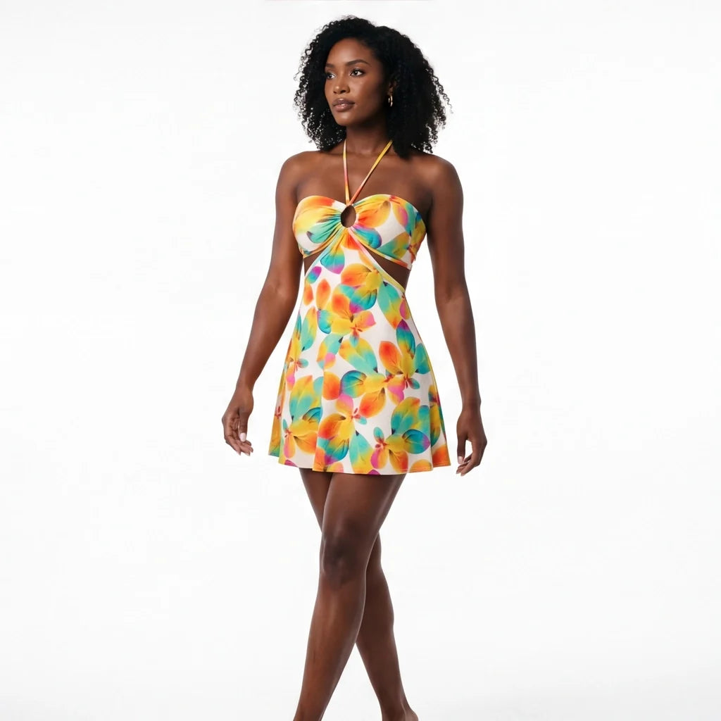 Eloise Cutout Floral Dress
