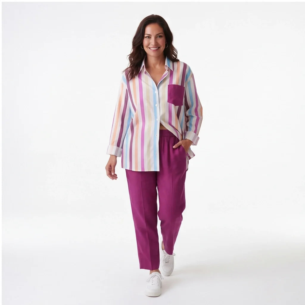 Elinor Stripe Two-Piece Set
