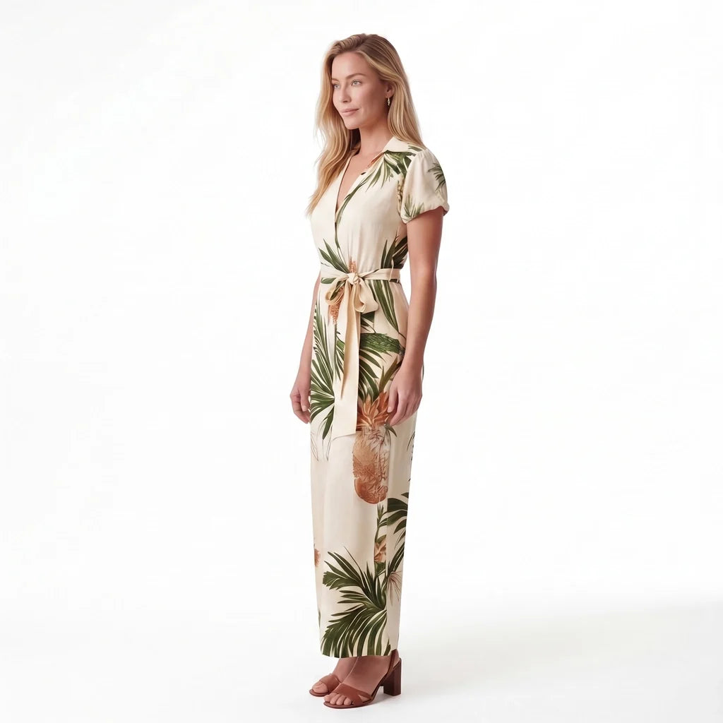 Liyana Palm Jumpsuit