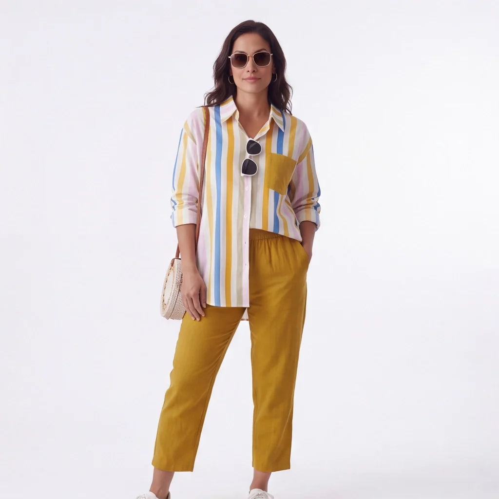 Elinor Stripe Two-Piece Set