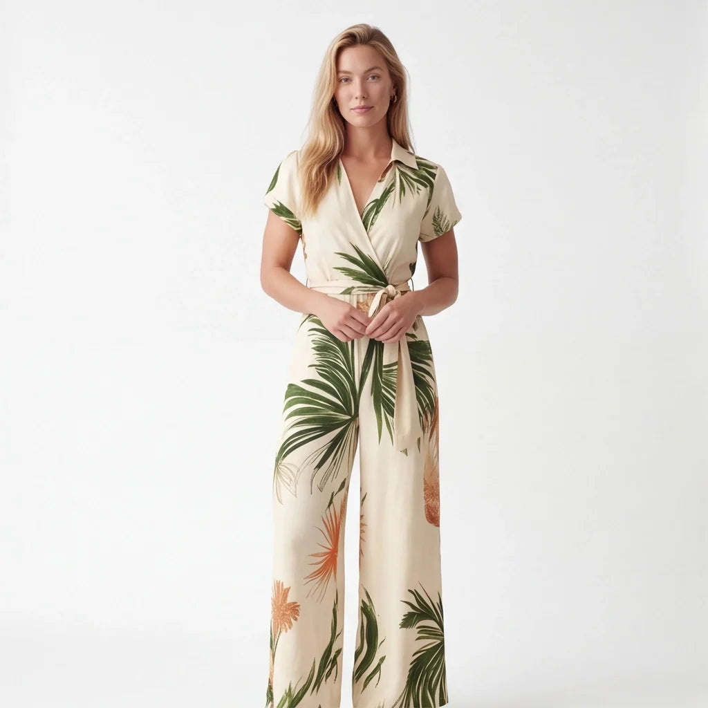 Liyana Palm Jumpsuit