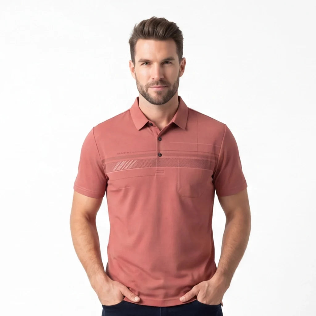 Michael Striped Polo Shirt