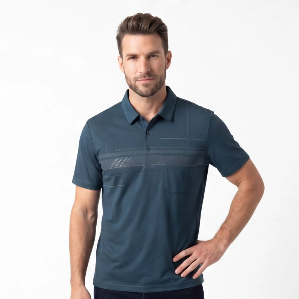 Michael Striped Polo Shirt