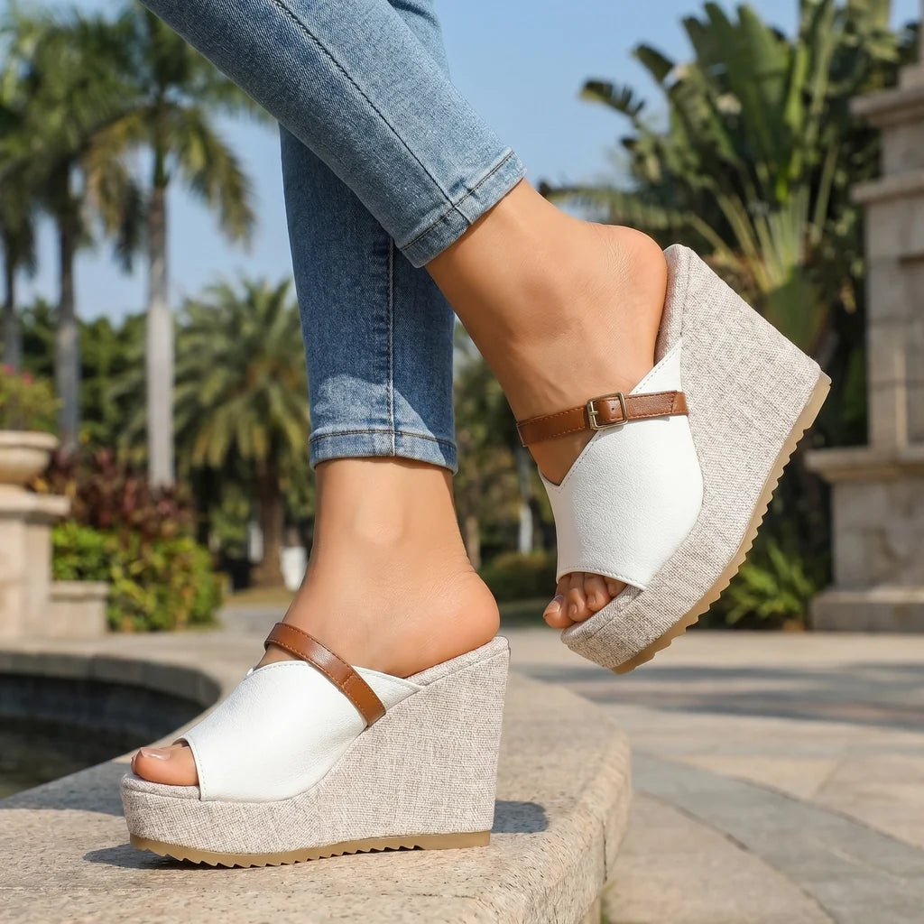 Mira Mini Strap Wedges
