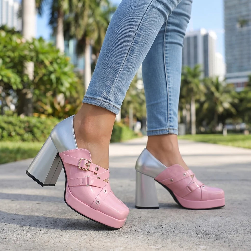 Aleesha Block Heels